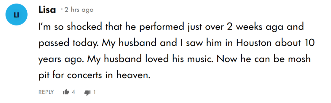 “活传奇”去世！17天前还在开演唱会……