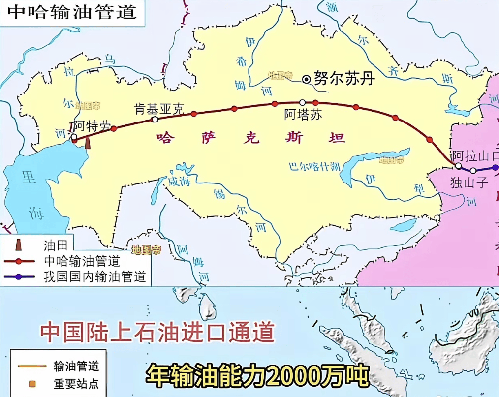 中国建成四条陆上原油输送管道，能否缓解马六甲海峡之困？