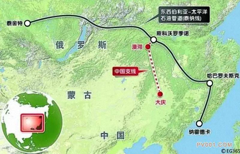 中俄原油管道项目:15年艰苦谈判、1030公里管道和3亿吨原油