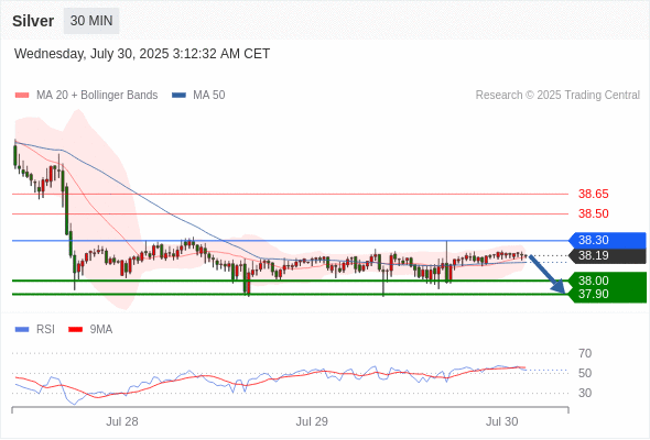每日策略:07/30 外汇黄金原油行情分析