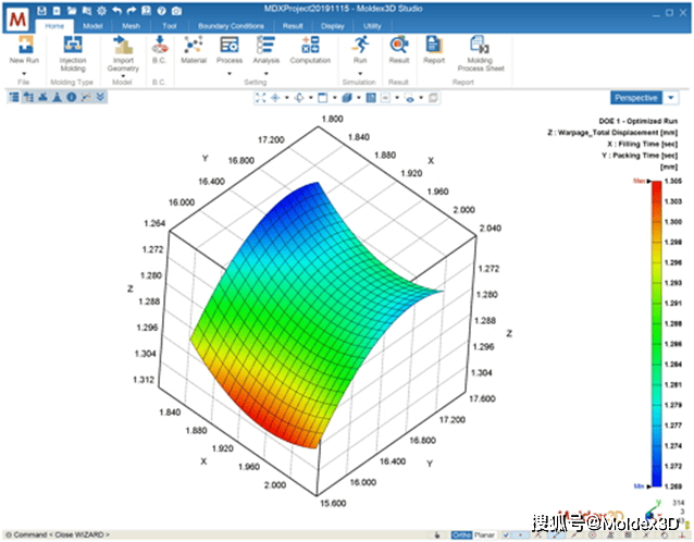 Moldex3D模流分析之Design of Experiment