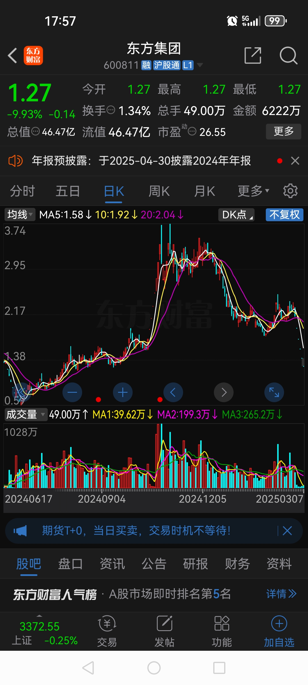 东方雨虹股票(东方雨虹股票最低价是多少)