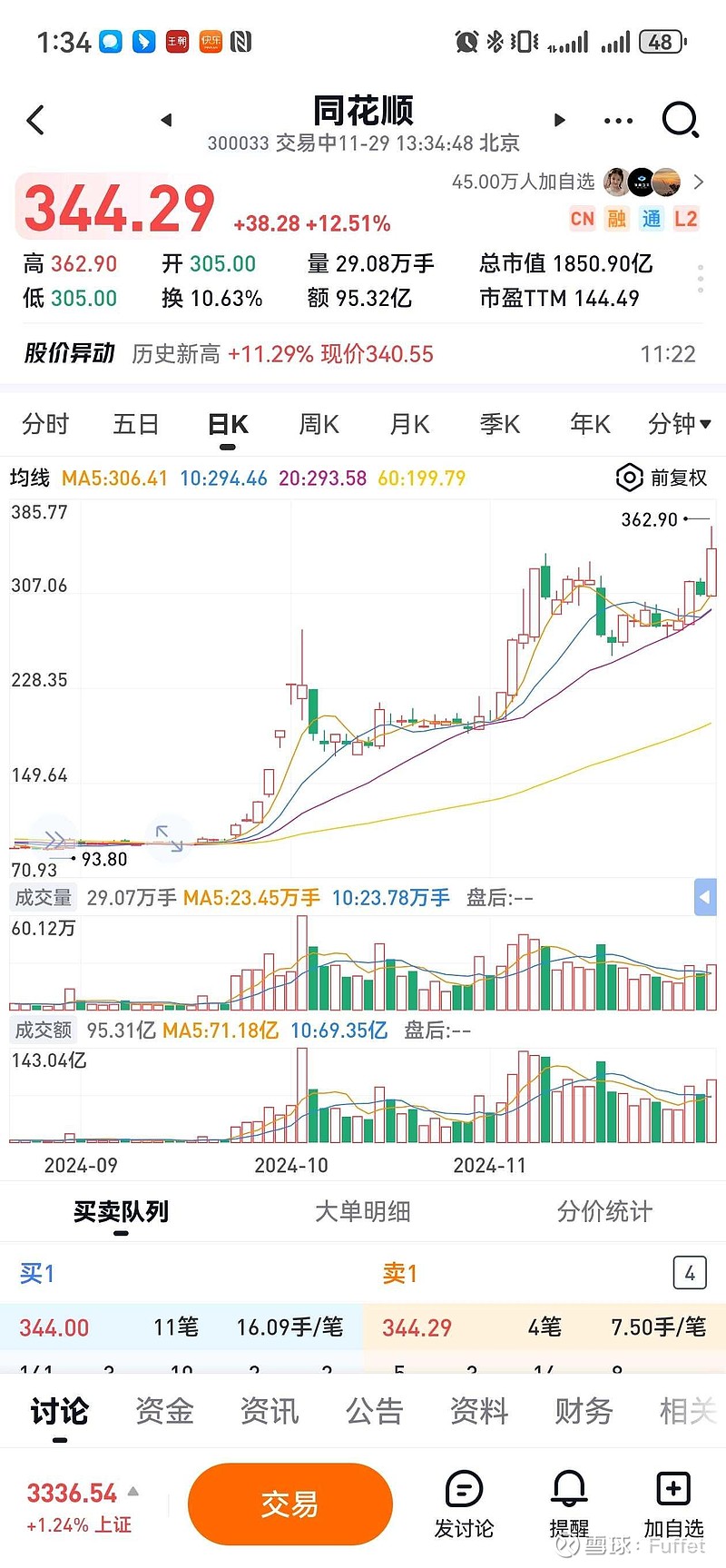 同花顺炒股票(同花顺炒股票新手入门步骤) 同花顺炒股票(同花顺炒股票新手入门步骤)